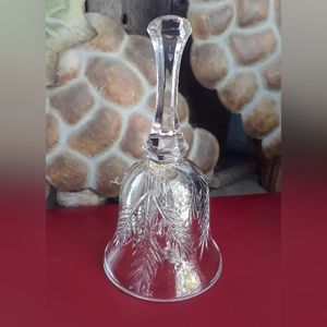 Christmas Bell, 6" Crystal
